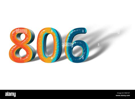 3D Lotto Number: 806 .